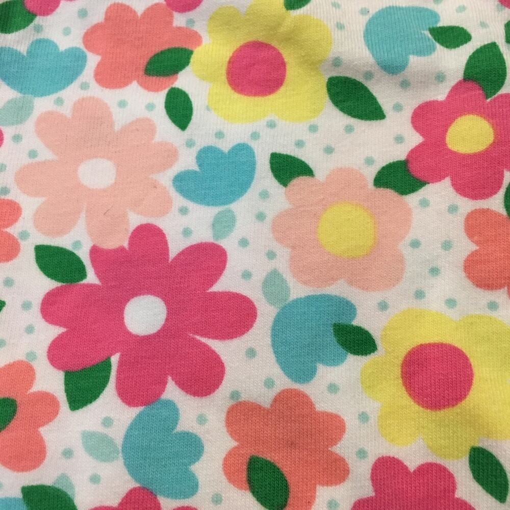 NEW Girl's leggings Sz 24 m Baby Girl Floral leggings - Picture 6 of 6